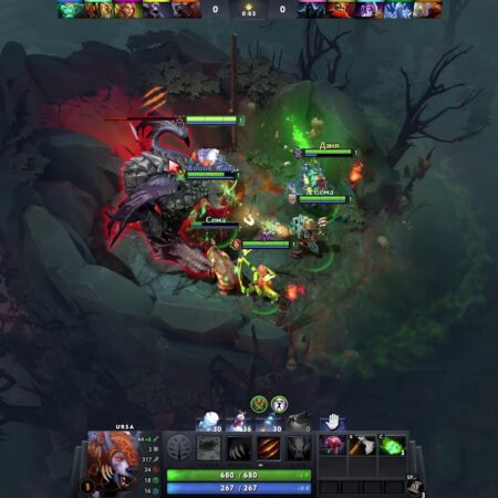 Jogador de Dota 2 demonstra como derrotar Roshan sozinho durante sua travessia do rio na atualização 7.38