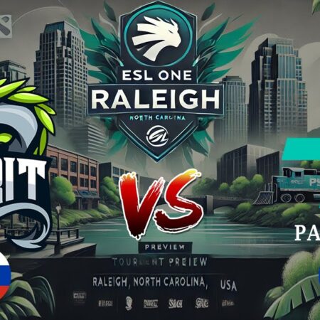 PARIVISION e Team Spirit Empatam no ESL One Raleigh 2025