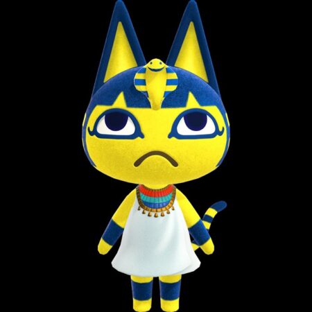 Cosplay Atraente da Gata Ankha — Personagem de Animal Crossing