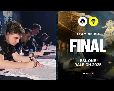 Miposhka analisa a performance da Team Spirit no ESL One Raleigh 2025