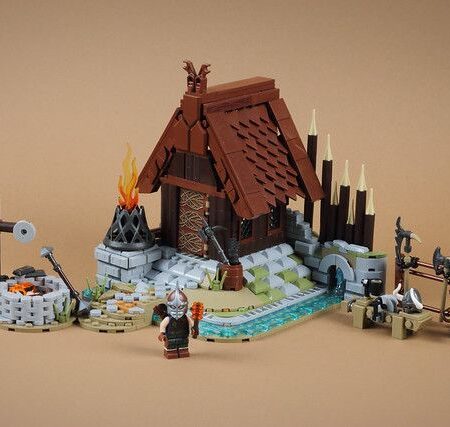 A Recriação Monumental: O Mapa de Skyrim em Lego É Realmente Épico
