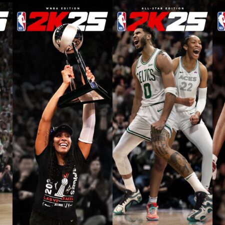 NBA 2K26 Revela Trio de Capas com MVP, Estrela da WNBA e Lenda do Hall da Fama
