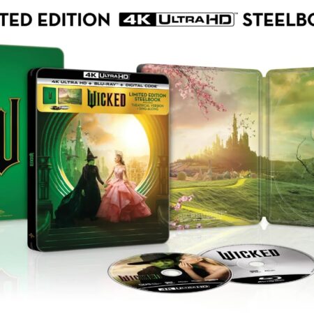 Wicked: A Edição Steelbook 4K Blu-ray Resurge das Cinzas (e da Pré-venda) na Amazon!