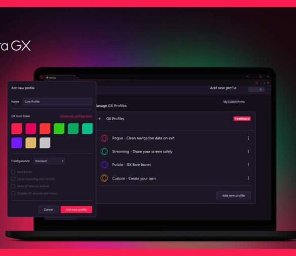 Opera GX Lança Modo de Transmissão: Uma Nova Era de Privacidade para Streamers